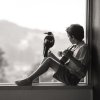 Touching Photos of a Family's Special Bond with the Magpie They Rescued.jpeg