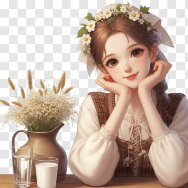 pngtree-very-beautiful-rural-girl-with-glass-of-milk-and-water-png-image_12820188.png